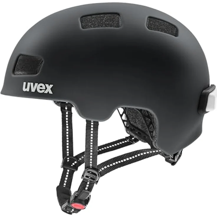 Uvex City 4, Leichter Fahrradhelm für Damen und Herren, individuelle Größenanpassung, waschbare Innenausstattung, Black matt, 55-58 cm – Bild 1