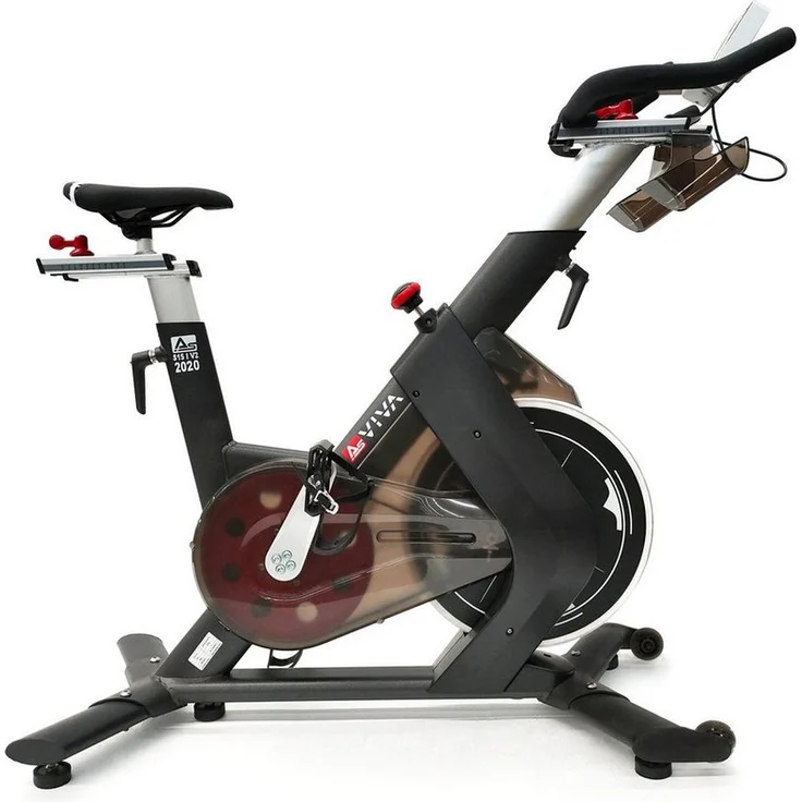 AsVIVA Speedbike Indoor Cycle AsVIVA S15 Bluetooth, Fitness App kompatibel, SPD Klickpedale Shimano kompatibel