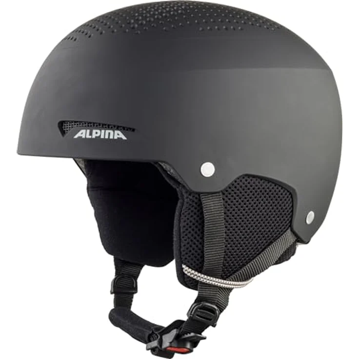 Alpina Kids Zupo Black Matt, Größe 48 - 52 cm - Ski- & Snowboardhelm, Farbe Schwarz – Bild 2
