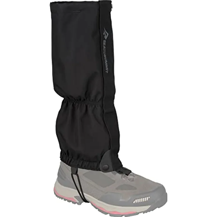 Sea To Summit Grasshopper Gamasche, Größe S-M, leicht und strapazierfähig aus 450D Ripstop Polyester, schwarz