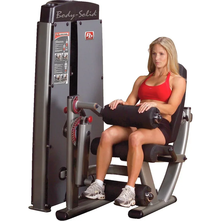Body-Solid Beinbeuge-/Streck-Maschine "Pro Dual" mit 95 kg Gewichtsblock, Kraftstation - sofort lieferbar