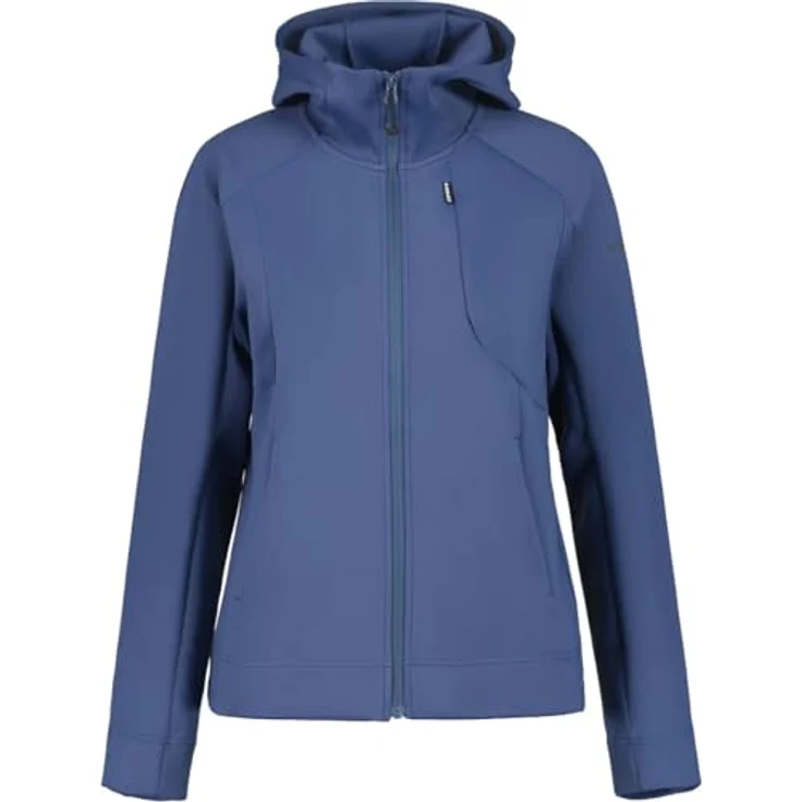 Icepeak Bunnell Skijacke für Damen, Midlayer mit fester Kapuze, 4-Wege-Stretch, marinenblau, Größe M – Bild 1