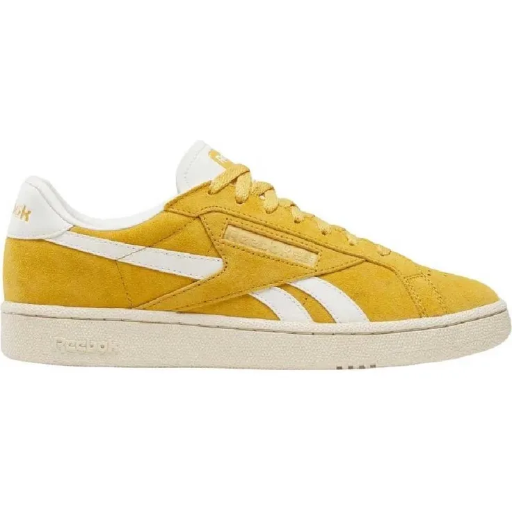Reebok Classics Club C Grounds UK, Unisex Sportschuhe aus Leder und Synthetik, Gelb, EU 44