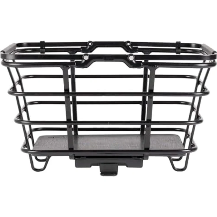 Atran Velo AtranVelo Epic Multi AVS Fahrradkorb, Schwarz, 29 x 40 x 20 cm, inklusive AVS Systemadapter, abnehmbarer Kunststoffboden, mit moosgummibesetztem Tragegriff, Aluminium, kompatibel mit Tiergitter – Bild 2