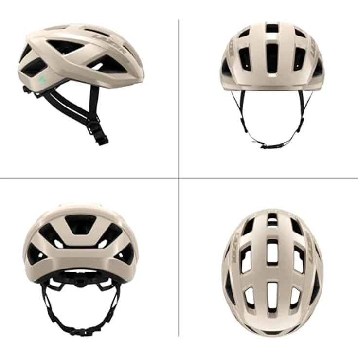 Lazer Tonic KinetiCore Rennrad/Gravel-Helm, In-Mold-Konstruktion, 18 Belüftungsöffnungen, Latte – Bild 2