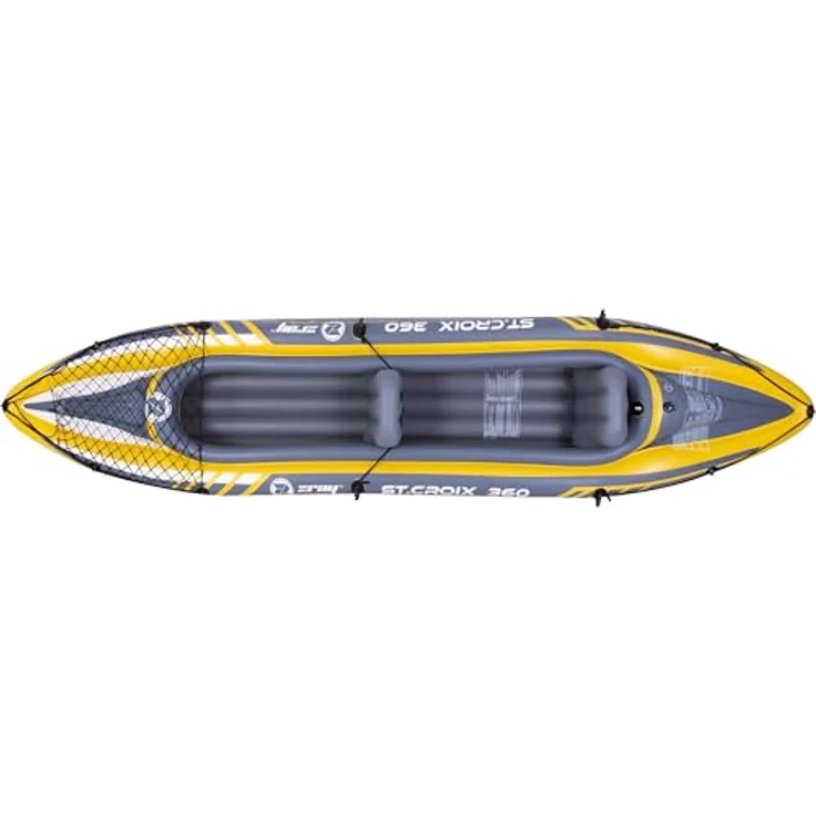 ZRAY ST.CROIX 360, Aufblasbares Kajak für 2 Personen, 350 x 78 x 52 cm, inkl. Pumpe, Paddel und Tragetasche – Bild 4