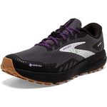 Brooks Divide 4 GTX, Leichter Damen Trailschuh mit wasserdichtigen Materialien, schwarz/purpur