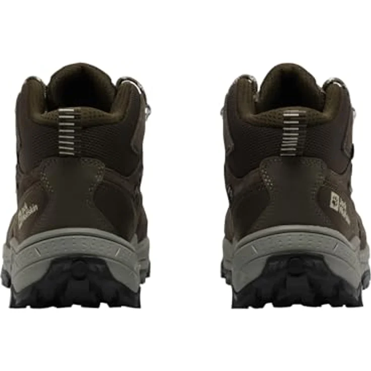 Jack Wolfskin Vojo Tour Texapore Mid, Wanderschuhe für Herren, wasserdicht, schwarz, Größe 46, mit griffiger Sohle und dämpfender Zwischensohle – Bild 4