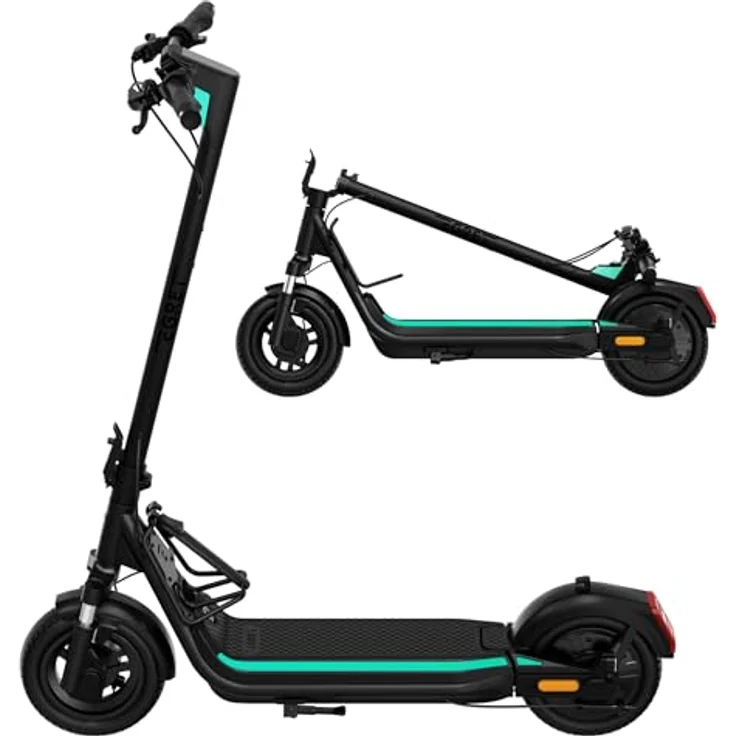 Egret Unit E-Scooter mit Straßenzulassung (ABE), 1890W, 100 km Reichweite, 2x Federung, Gepäckträger, 130 kg Traglast, 10" Luftreifen, App – Bild 6