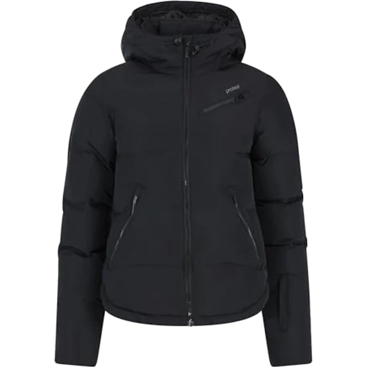 Protest PRTLUCID Snowjacket, atmungsaktive Skijacke mit Wassersäule 10.000 mm, PFC-frei, True Black, Größe M/38 – Bild 1