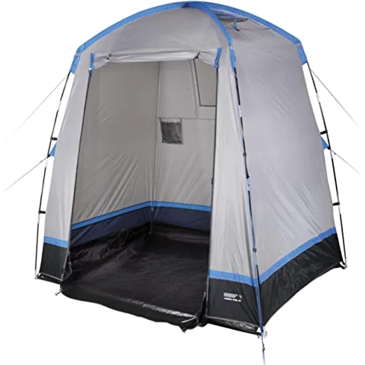 High Peak Kuppelzelt für 1 Person, wasserdichtes Outdoor-Zelt mit 3000 mm PU-Beschichtung, 4.35 kg, ideal für Camping und als Geräte-/Duschzelt