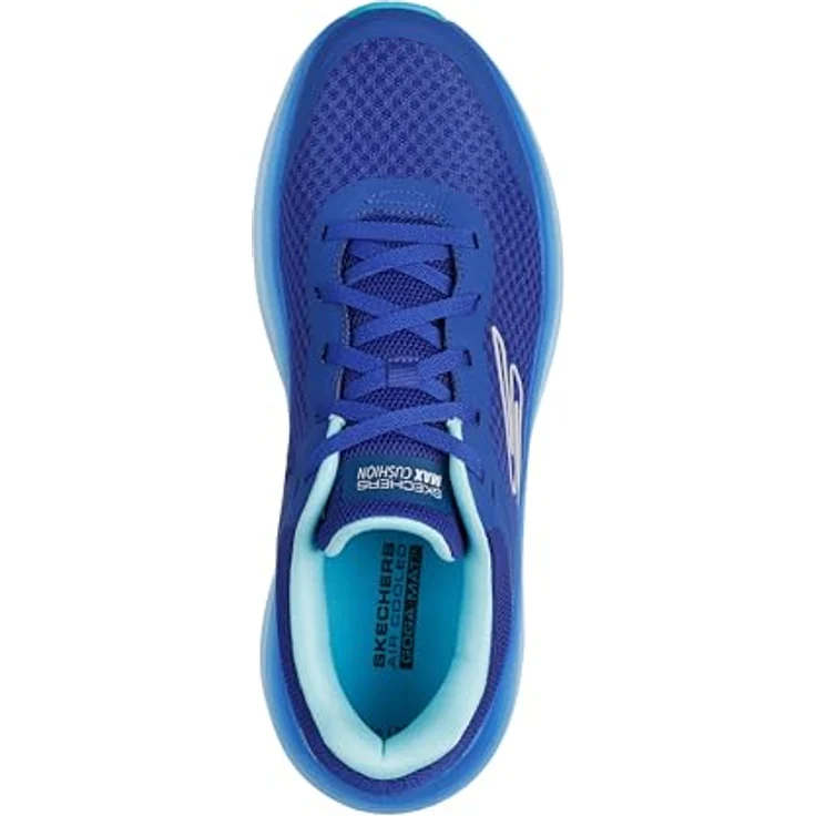 Skechers Max Cushioning Endeavour, Herren Laufschuhe mit Air-Cooled Goga Mat Innensohle, blau, Größe 46 – Bild 3
