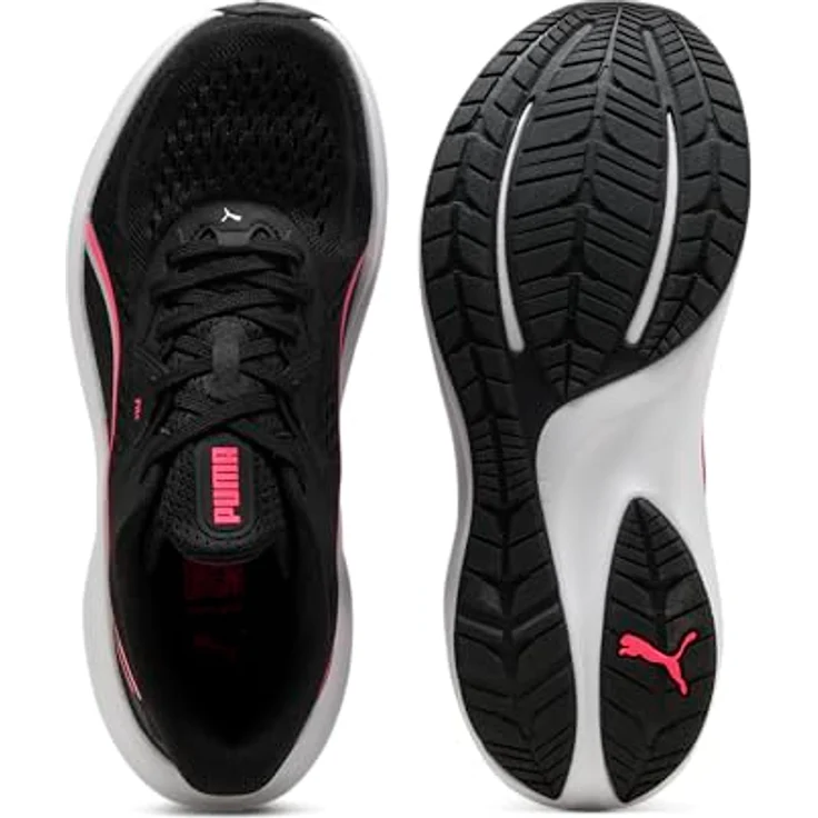 PUMA Skyrocket Lite 2 Unisex Straßen-Laufschuh mit ultraleichter PUMALITE Dämpfung, SOFTFOAM+ Innensohle und FIT PLUS Schnürsystem, Black-Pure PINK, 37 – Bild 4
