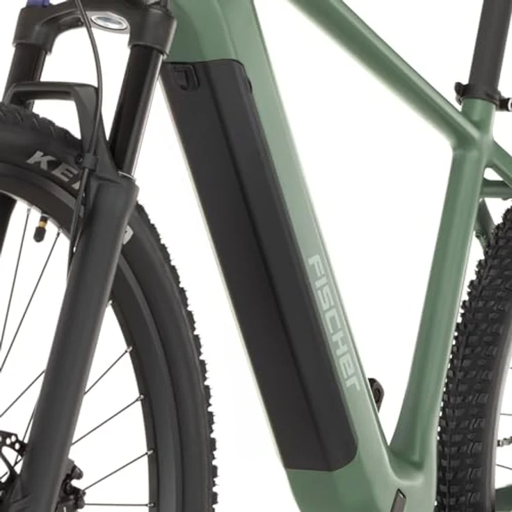 FISCHER E-Bike MONTIS MOVE 01, 29 Zoll, Rahmenhöhe 48 cm, 474 Wh Akku, Heckmotor, SHIMANO 8-Gang Kettenschaltung, grün – Bild 2