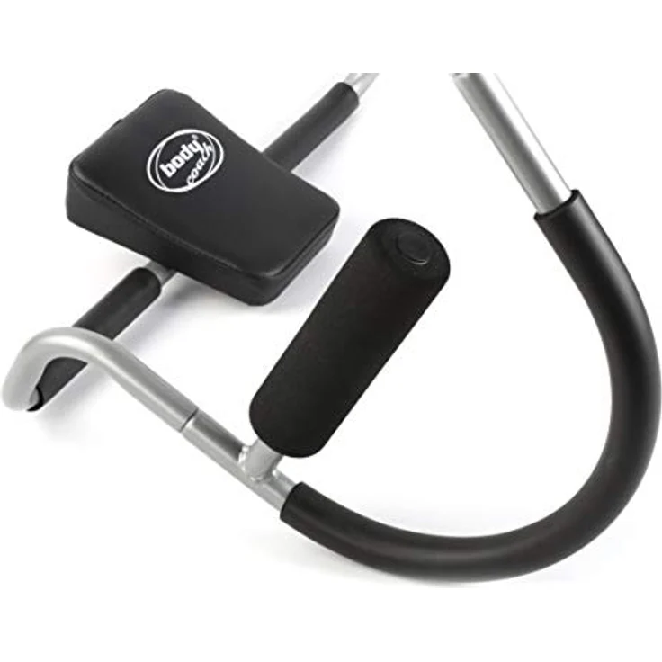BODYCOACH Bauchmuskeltrainer AB Roller | Bauchtrainer & Rückentrainer mit Nackenstütze und Handgriffen | Stabiler Stahlrohrrahmen, gepolsterte Nackenstütze, weiche Handgriffe | Für effektives Bauchtraining und Muskelaufbau – Bild 2
