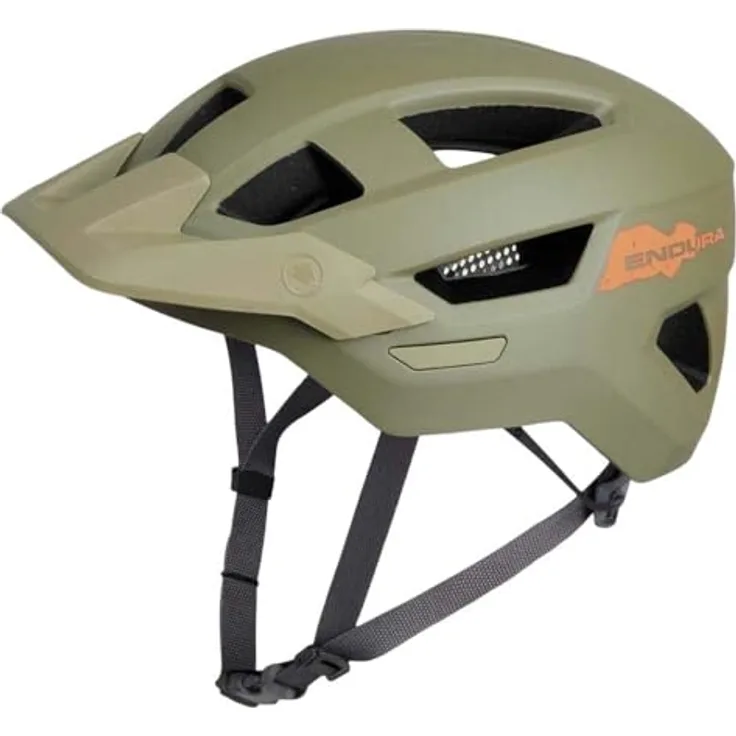 Endura Hummvee Jugendhelm, leichter Velohelm mit In-Mould-Konstruktion, schnell trocknend, GRÜN