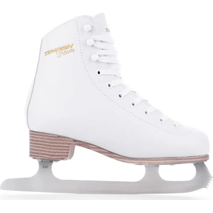 Tempish Schlittschuhe, halbschichtiger Stiefelaufbau, hohe seitliche Unterstützung, Größe 37, PVC-Material, anatomisch geformte Sohlen, Kohlenstoffstahlklingen