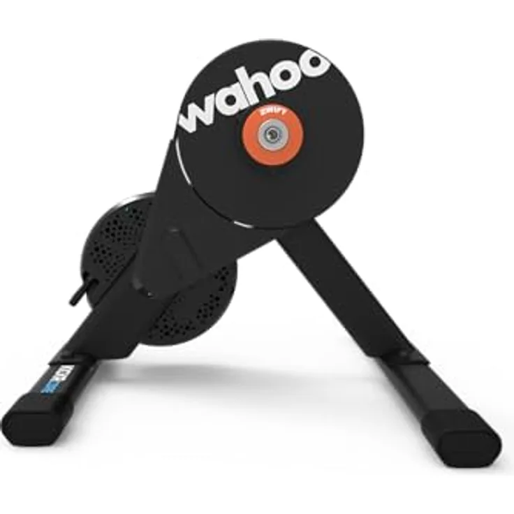 Wahoo Fitness KICKR CORE 2 ZWIFT COG and Click, Ergometer mit WLAN-Konnektivität und virtuellem Schalten, Orange, 3. Generation