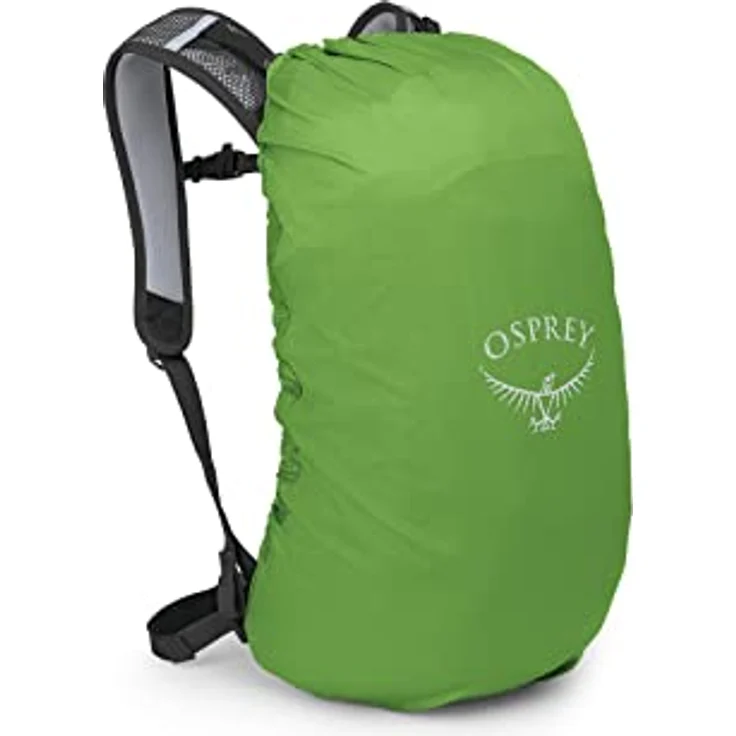 Osprey Hikelite 18 unisex Wanderrucksack Black O/S, mit gespanntem Mesh Rückenplatte – Bild 3