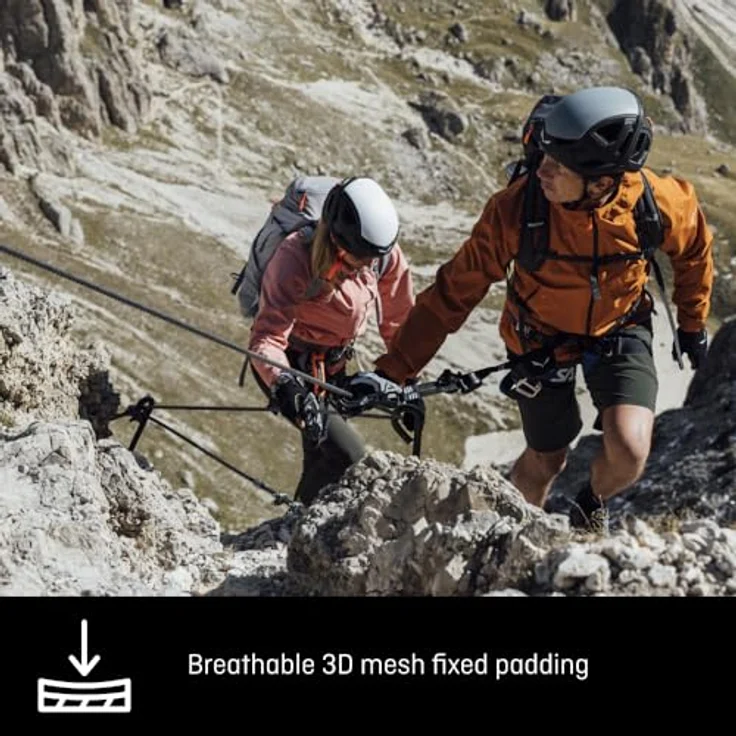 Salewa Xplorer Klettergurt, atmungsaktiver Klettersteig- und Alpinsportgurt mit verstellbaren Beinschlaufen und Dyneema-Einbindeschlaufe – Bild 4