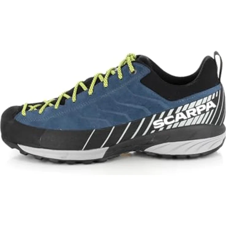 Scarpa Mescalito Herren Zustiegsschuh, blau/grau, technischer Wanderschuh mit wasserdichtem Obermaterial und Vibram® Sohle – Bild 2