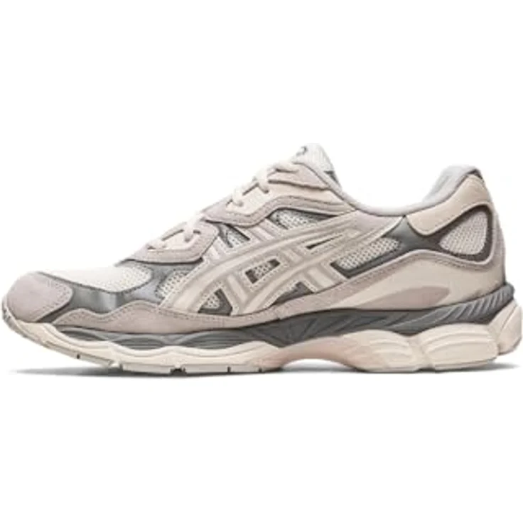 ASICS Gel-NYC, Herrensneaker in Cream/Oyster Grey mit GEL-Dämpfung und modernem Design, Größe 47 EU – Bild 3