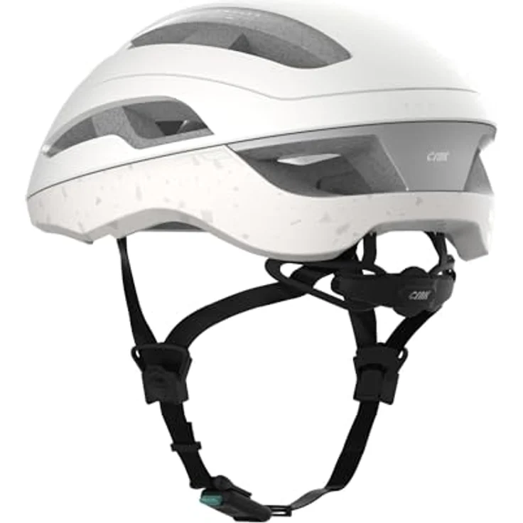 CRNK Angler Fahrradhelm, Ultraleichter Rennrad & E-Bike Helm für Damen & Herren, Aerodynamisch, Stoßabsorbierend, Belüftet, Magnetverschluss, Memory-Foam-Polster, Weiß, Größe L – Bild 5