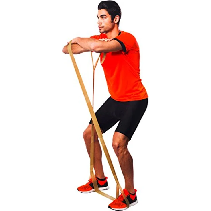 TheraBand CLX Latex-Free Resistance Band, 11 Loops für Pilates und Fitness, 2.5 Meter, Gold, maximale Resistenz und integrierte Übungsbibliothek – Bild 2