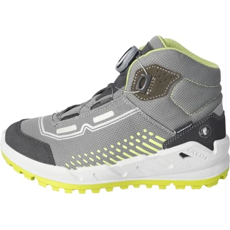 Ricosta Wanderschuhe für Kinder, Leder, grün, Größe 35, mit Gummisohle und Schnürverschluss – Bild 2