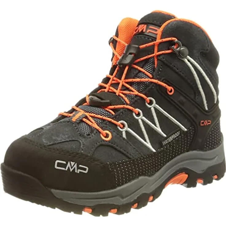 CMP Campagnolo Rigel WP, Unisex Wanderschuhe mit wasserdichter Membran, Schwarz