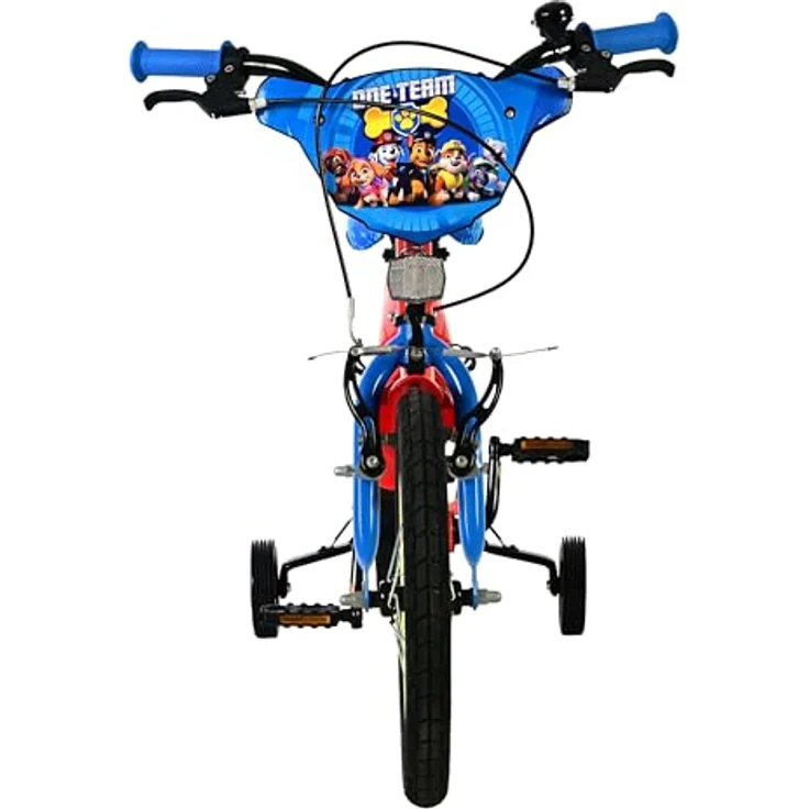 Volare Paw Patrol Kinderfahrrad, 16 Zoll, Rot, zwei Handbremsen, höhenverstellbarer Sattel und Lenker, für Jungen von 4 bis 6 Jahren – Bild 7