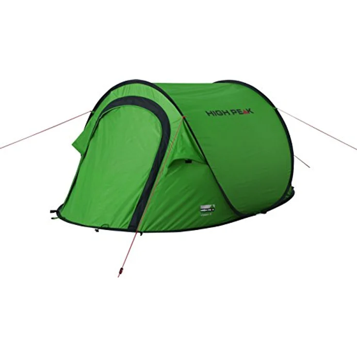 High Peak Vision 2 Wurfzelt, Pop Up Zelt für 2 Personen, freistehend, super leicht, 2000 mm wasserdicht, Ventilationssystem, Moskitoschutz – Bild 3