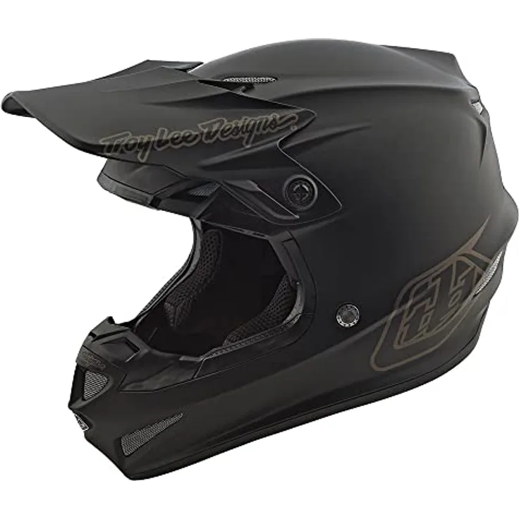 Troy Lee Designs SE4 Polyacrylite MIPS Helm, Midnight, schwarz, für Jugendliche, Größe M (50-51 cm), mit 16 Belüftungsöffnungen und ECE 22.06 Zertifizierung