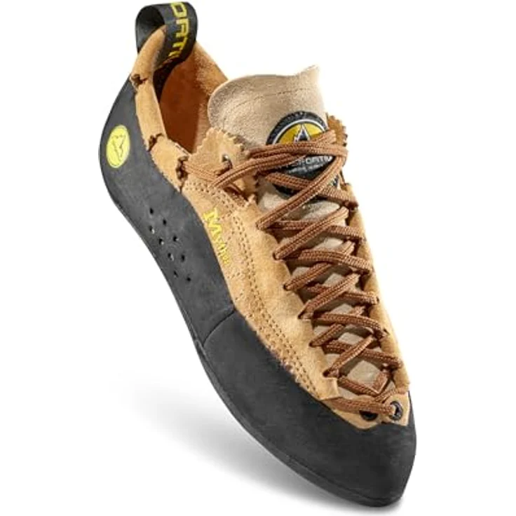 La Sportiva Mythos, Herren Kletterschuhe mit Schnürsystem, Vibram Sohle, 45, Braun – Bild 4