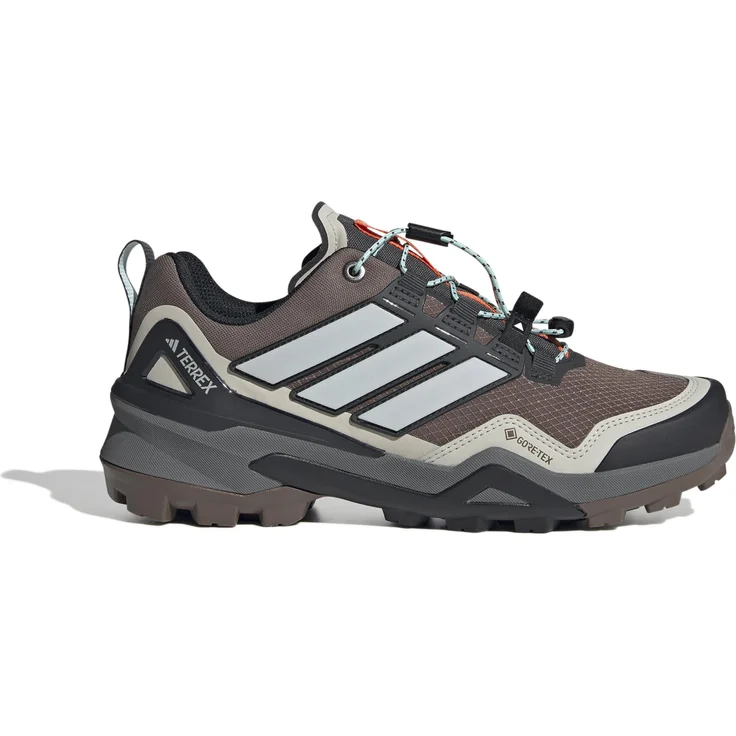 adidas TERREX SKYCHASER GTX Ws Wanderschuh, wasserdicht mit GORE-TEX, Earth/Grey/Aqua, Größe 42