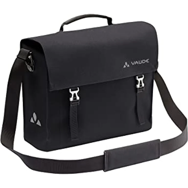 Vaude Velotasche Bayreuth M, 12 l Gepäckträgertasche aus 100% recyceltem Polyester, wasserdicht, mit Laptop-Fach – Bild 1