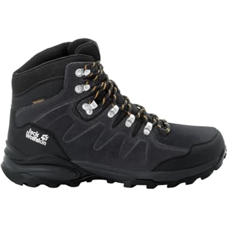 Jack Wolfskin Refugio Texapore Mid M, Herren Wanderschuhe, wasserdicht, Grau, Größe 44 – Bild 2