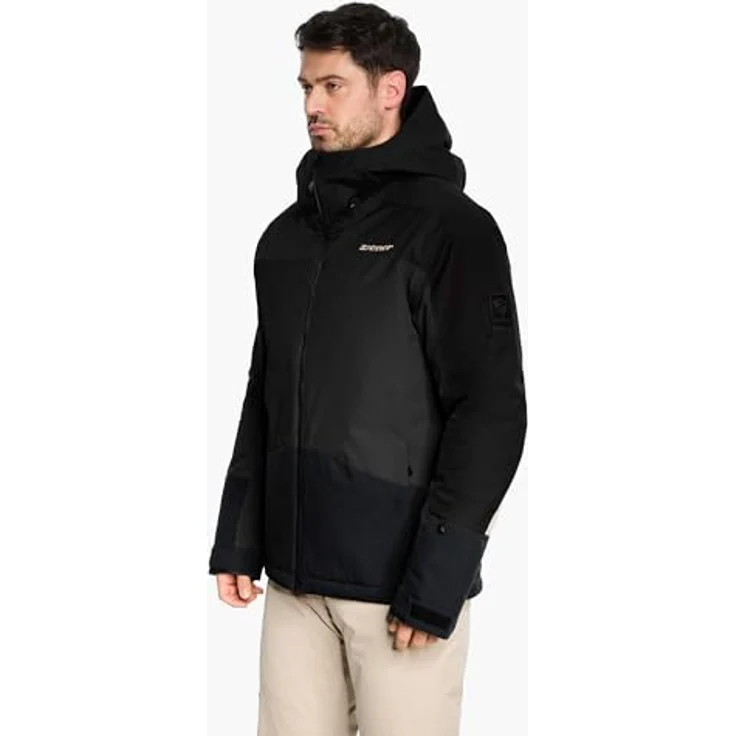 ZIENER Taraino-Z, Herren Skijacke mit ZIENER AQUASHIELD® Membran, atmungsaktiv, wasser- und winddicht, grau – Bild 4