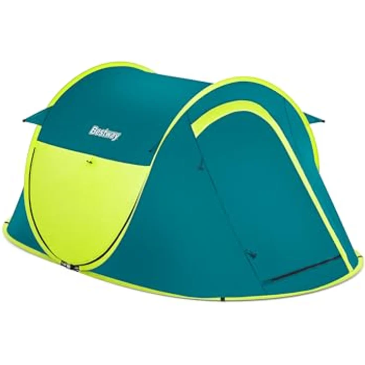 Bestway 2-Personen-Wurfzelt Coolmount 2 235 x 145 x 100 cm, Wasserfest, Einlagig für optimale Belüftung, Moskitonetz, feuerhemmend, Tragetasche und Heringe – Bild 3