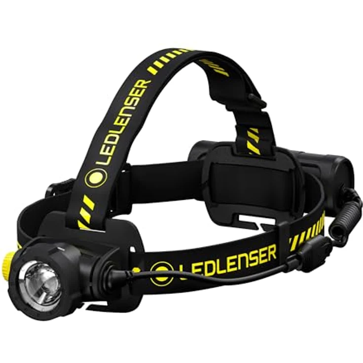Ledlenser H7R Work, wiederaufladbare Profi-Stirnlampe mit 1000 lm Lichtleistung und hohem CRI-Wert, staub- und wassergeschützt – Bild 1