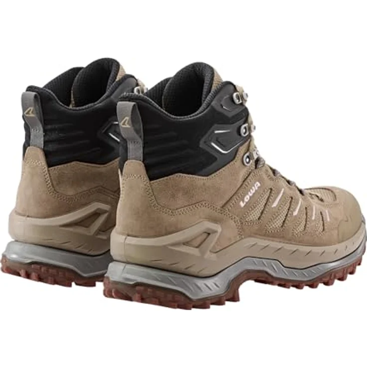 LOWA Innovo GTX Mid, Wanderschuhe für Herren, beige, mit LOWA® DYNAPU® Zwischensohle und SUPPORT FRAME – Bild 4