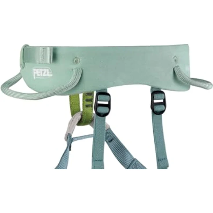 PETZL Macchu Kinder Sportklettergurt, verstellbar, CE-zertifiziert, jadegreen, aus 100 % recyceltem Polyester – Bild 4