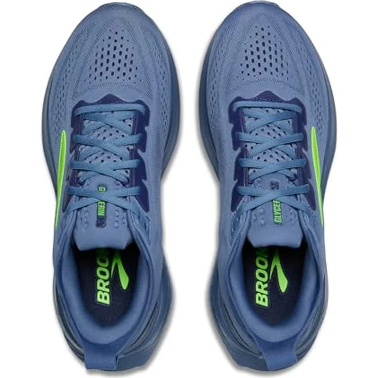 Brooks Glycerin 23 Laufschuhe Herren, mehrfarbige Lauf- und Trainingsschuhe, Blau-Grün – Bild 4