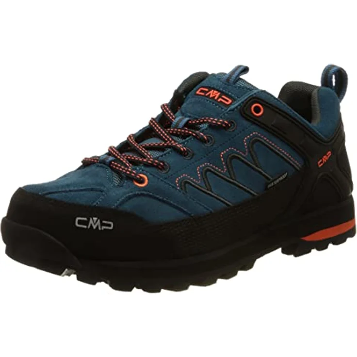 CMP Moon Low WP, robuster Wanderschuh mit wasserdichtem Design und Vibram-Sohle, Größe 44, deep lake-antracite – Bild 1