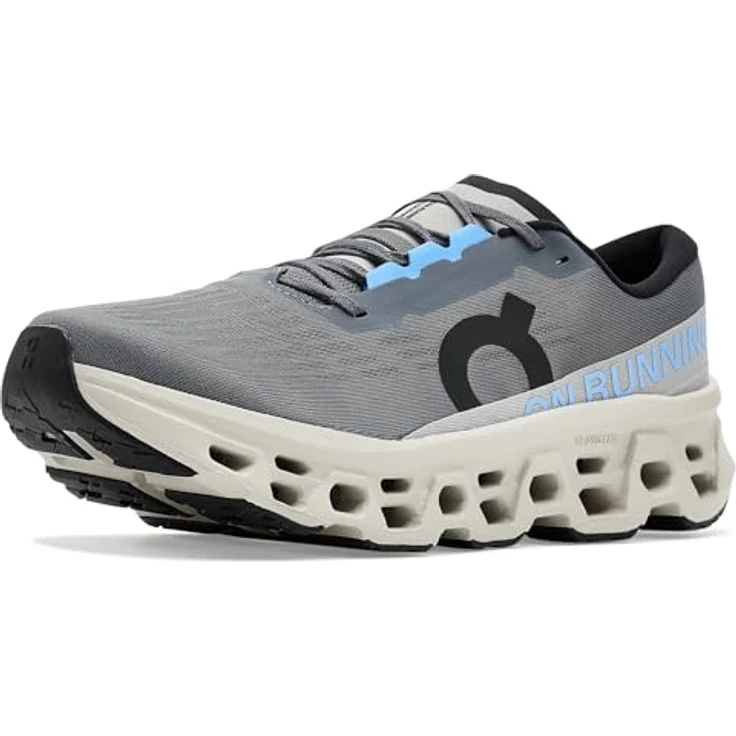 ON Cloudmonster 3 SS 2026, Laufschuhe Herren mit CloudTec®-Dämpfung, Helion™-Schaum, dunkelgrau, Größe 46 – Bild 1
