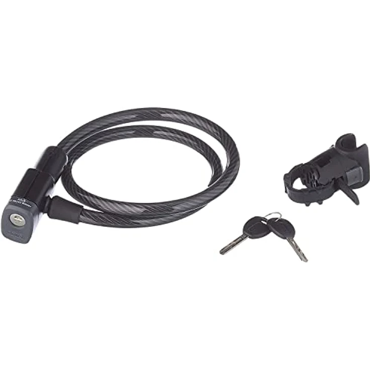 Abus Kabelschloss 85 cm, 12 mm starkes Stahlkabel mit Kunststoffummantelung, individuell einstellbarer Zahlencode, inkl. zwei Schlüssel – Bild 4