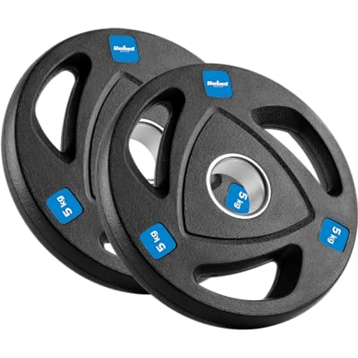 Rebel Olympisches Hantelset, Gusseisen 30 kg mit 8x1,25 kg, 4x2,5 kg, 2x5 kg, 51 mm Durchmesser, gummierte Oberfläche – Bild 2