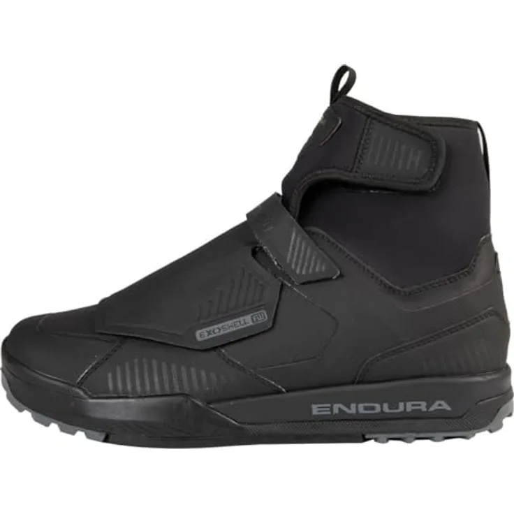 Endura MT500 Burner, Clipless MTB-Schuhe für Herren, Schwarz, EU 44, wasserdichter Oberstoff, StickyFoot™ Gummimischung, Speed Lace-System