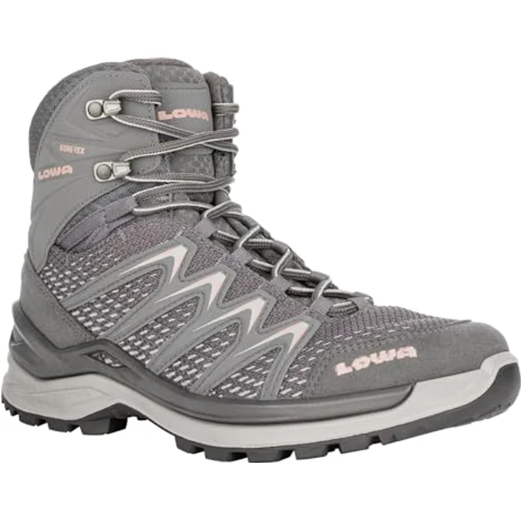 LOWA Innox Pro GTX Mid, Wanderschuhe für Damen, robust, grau, Größe 39 – Bild 4