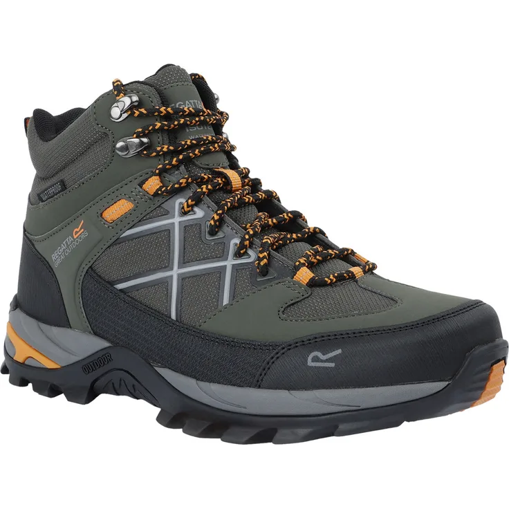 Regatta Samaris III RMF834-D84, Freizeitschuhe mit ISOTEX-Membran, oliv/orange, Größe für Damen und Herren
